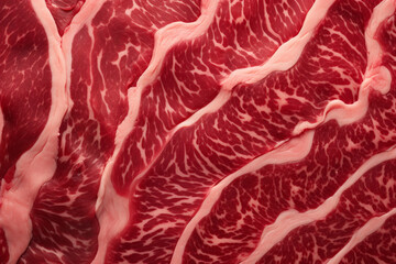 Meat texture.