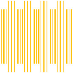 Digital png illustration of yellow vertical parallel lines on transparent background