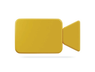 3d video camera icon