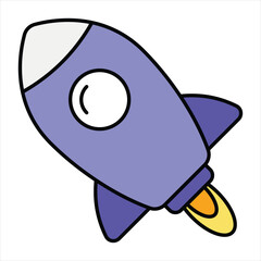 Obraz premium startup color outline icon design style