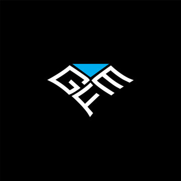 GFM letter logo abstract creative design. GFM unique design, GFM minimalist element design.	