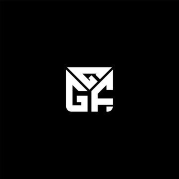 GGF letter logo vector design with modern shape and luxury icon design.