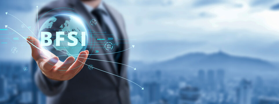 BFSI Banking Financial Services and Insurance. Digital Transformation in Banking, Financial Services, and Insurance