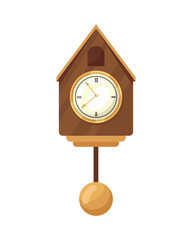 golden watch cuckoo icon