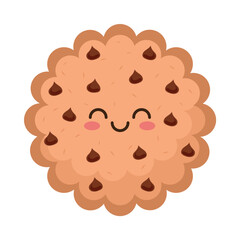 cookie kawaii food funny icon