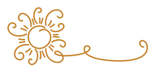 The Stylizrd Bright Sun Symbol. 