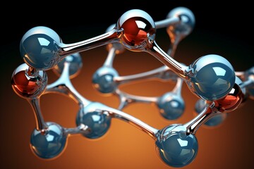 Illustration of CGAMP molecule. Generative AI