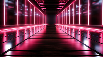 neon pink background