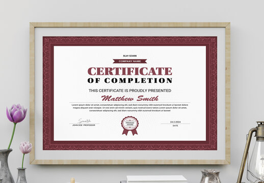 Certificate Design Template