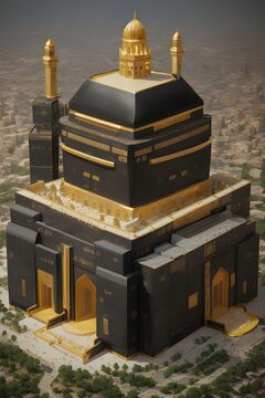 Sacred Majesty Hyperrealistic Kaaba (Generative AI)




