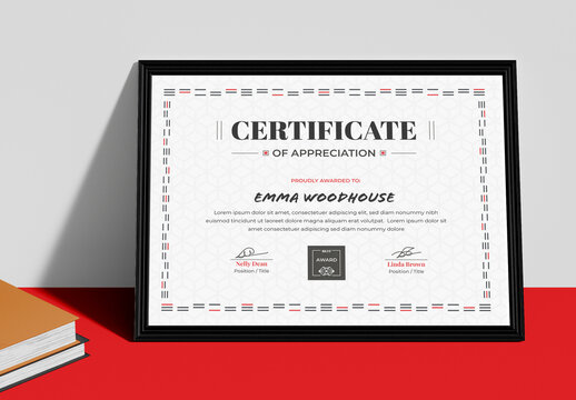 Modern Certificate Design