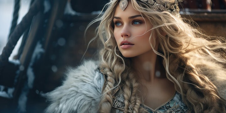 Scandinavian norse goddess Frejya. Goddess of love, beauty and fertility.