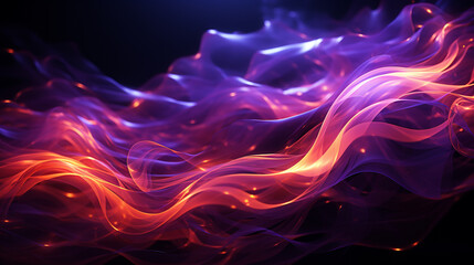 Obraz premium neon purple background