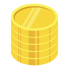 Coin vector Illustration for asset design