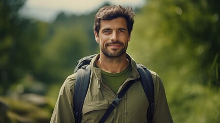 Portrait of a male environmnetal scientist at an environmental consultancy developing sustainable solutions