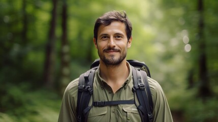 Portrait of a male environmnetal scientist at an environmental consultancy developing sustainable solutions
