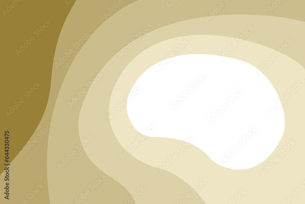 Aufkleber curve line abstract background brown color illustration transparent background with copy space, cont