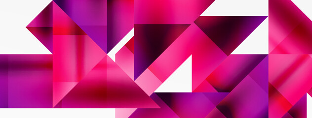 Captivating vector abstraction. Triangles interlock in mesmerizing dance, crafting dynamic geometric backdrop. Fusion of shapes and angles creates artful symphony of modern design