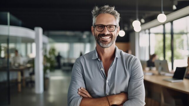 Portrait of a male social media manager in a fast-paced digital marketing agency crafting engaging social media content