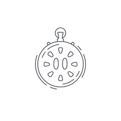 stopwatch line icon. stopwatch thin line icon.