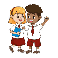 students back to school portrait