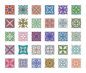 Geometric Ornament Decorative Elements Vector Collection