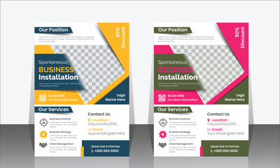 Corporate business flyer, template design , Brochure design, cover modern layout, poster, flyer in A4 with colorful business proposal, promotion, advertise, publication, cover , flyer in A4 design.