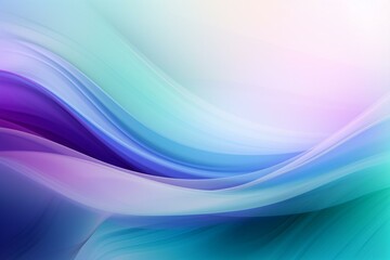 Vibrant blurred background with abstract gradient colors of purple, blue, and green. Generative AI