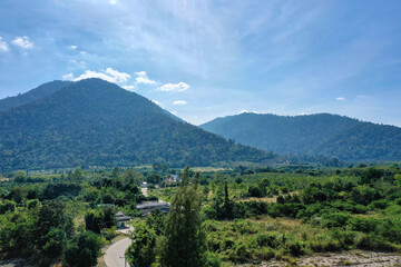 Fototapeta na wymiar Cardamom mountains in Thailand Khao Soi Dao Sanctuary, Chantaburi province