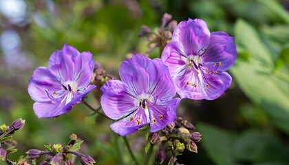 Natural pink purple flower phone wallpapers ai generative