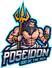 Poseidon esport mascot © JAMEN 