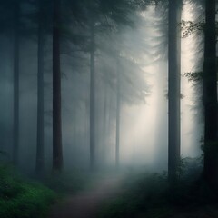 Mystical Fog Forest Enchantment