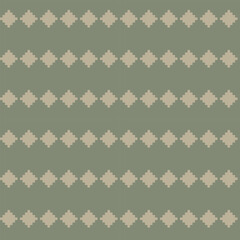 Neutral Colour Argyle Fair Isle Seamless Pattern Design