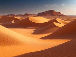 Fototapeta na wymiar sand dunes in the desert