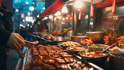 street food, street market