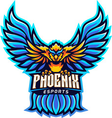 Blue phoenix esport mascot