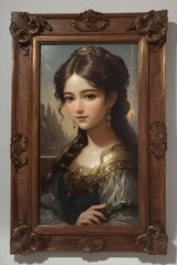 Timeless Elegance Hyperrealistic Frame With Picture Artistry with Generative AI




