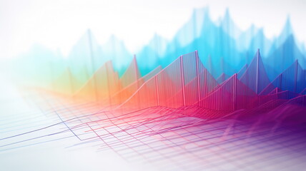 Business and office statistics, numbers and reports. Sales, profit, cost, capital etc. Data analysis, data science concept. 