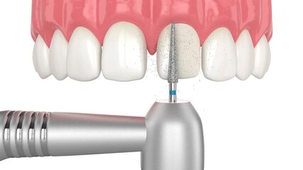 Diastema restoration using veneers