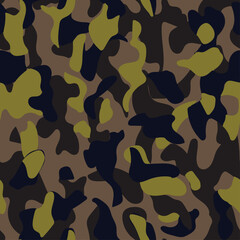 Camouflage pattern background for army and military