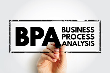 BPA Business Process Analysis - methodology to understand the health of different operations within...