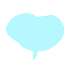 Organic Shape Chat Bubble