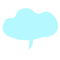 Organic Shape Chat Bubble