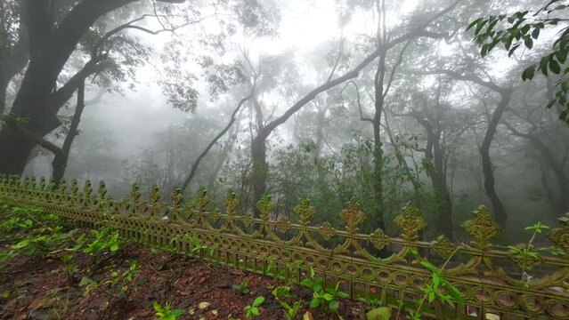 timelaps fogs are comes and goes matheran