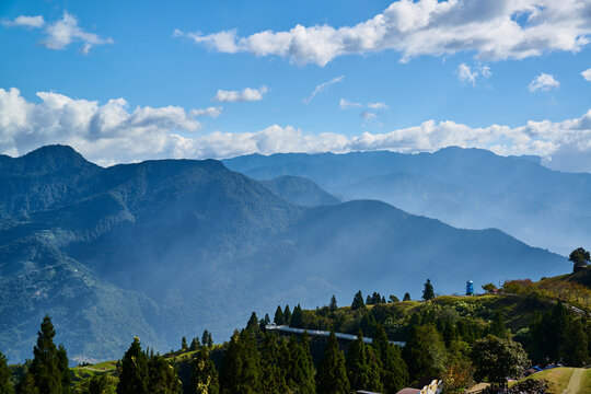 panorama of the mountains