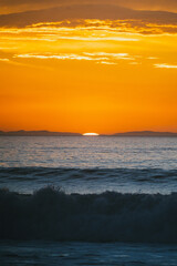 Fototapeta premium sunset over the sea