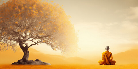 Bodhi Day concept