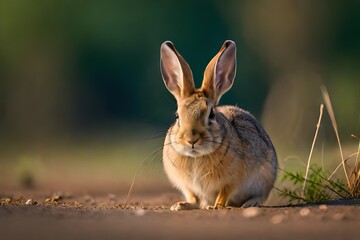 Fototapeta premium rabbit in the woods