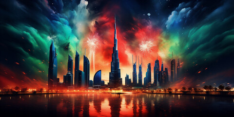 United Arab Emirates National day - obrazy, fototapety, plakaty