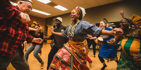 Bright concept of kwanzaa holiday